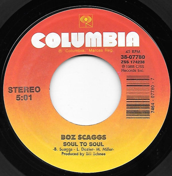 Boz Scaggs : Heart Of Mine (7", Car)