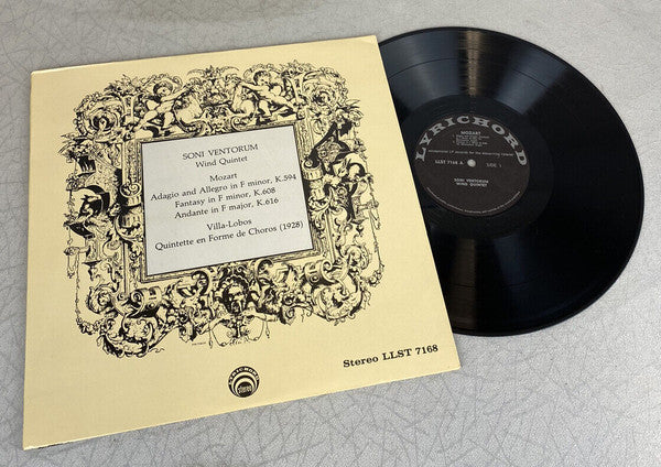 Soni Ventorum Wind Quintet, Wolfgang Amadeus Mozart, Heitor Villa-Lobos : Soni Ventorum (LP, Album)