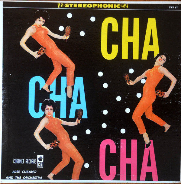 Jose Cubano And His Orchestra Cha Cha Cha VG Square Cat Vinyl