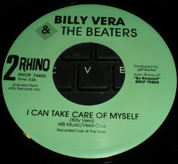 Billy Vera & The Beaters : At This Moment / I Can Take Care Of Myself (7", Single)