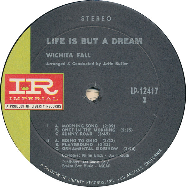 Wichita Fall : Life Is But A Dream (LP, Album, Gat)