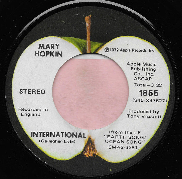 Mary Hopkin : Knock, Knock Who's There / International (7", Single, Los)