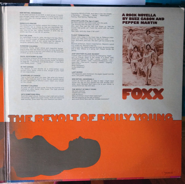 Foxx (7) : The Revolt Of Emily Young (LP, Album, Gat)