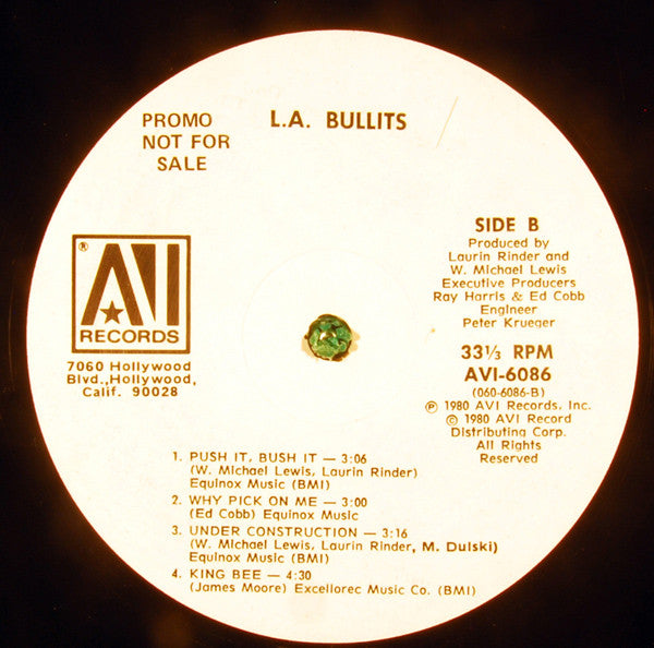 L. A. Bullets : L. A. Bullets (LP, Promo)