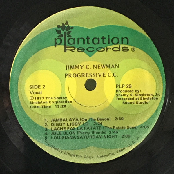 Jimmy C. Newman : Progressive C. C. (LP, Album)