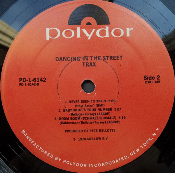 Trax : Dancing In The Street (LP, Album)