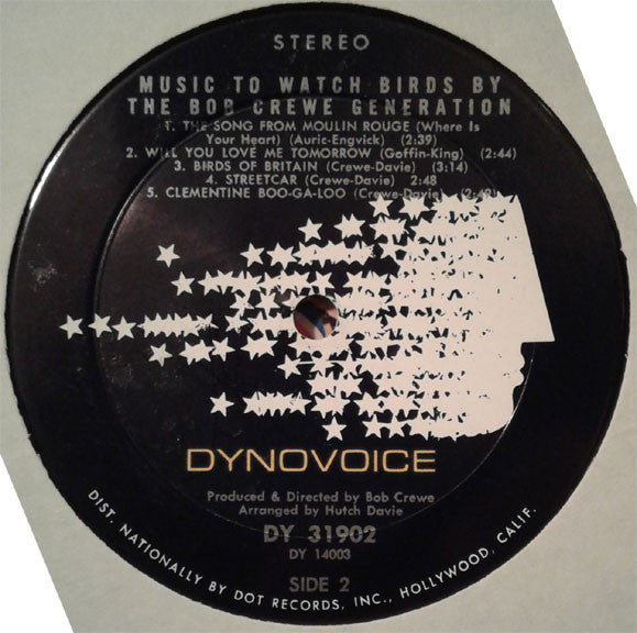 The Bob Crewe Generation : Music To Watch Birds* By (LP, Gat)