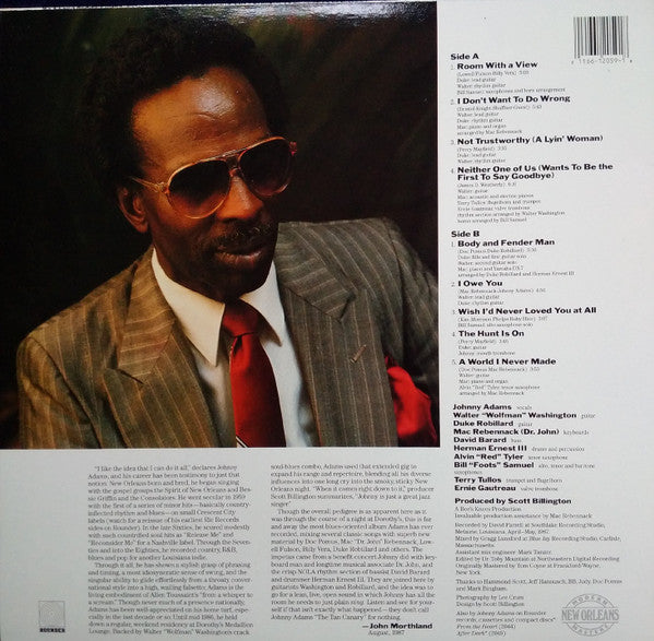 Johnny Adams : Room With A View Of The Blues (LP, Album)