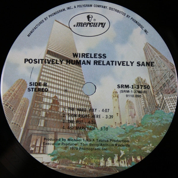 Wireless (8) : Positively Human Relatively Sane (LP, Album)