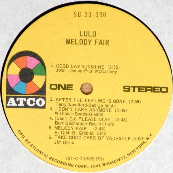 Lulu : Melody Fair (LP, Album)
