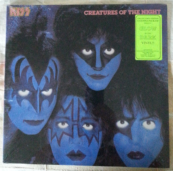 Kiss : Creatures Of The Night (LP, Album, RE, Glo)