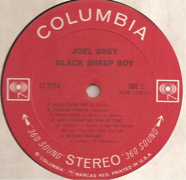 Joel Grey : Black Sheep Boy (LP, Album)