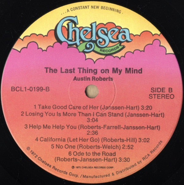 Austin Roberts : The Last Thing On My Mind (LP, Album)