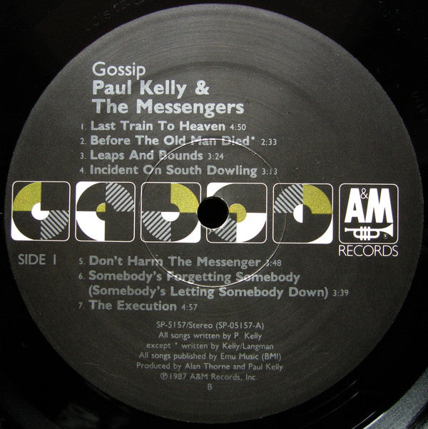 Paul Kelly And The Messengers : Gossip (LP, Album)
