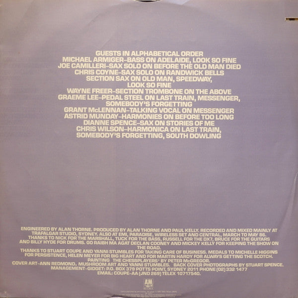 Paul Kelly And The Messengers : Gossip (LP, Album)