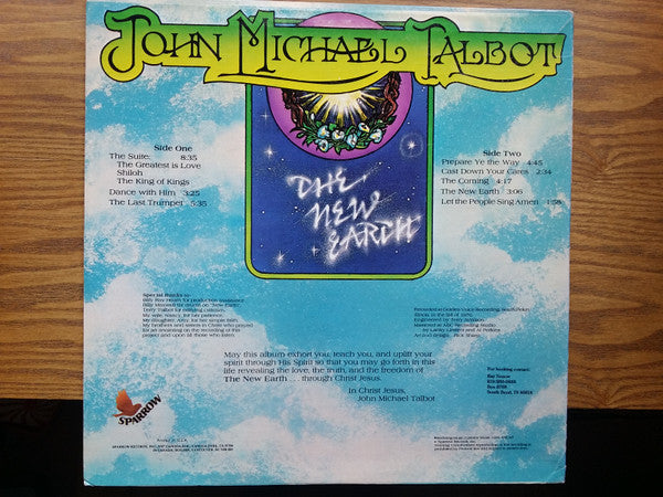 John Michael Talbot : The New Earth (LP, Album)