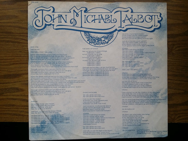 John Michael Talbot : The New Earth (LP, Album)