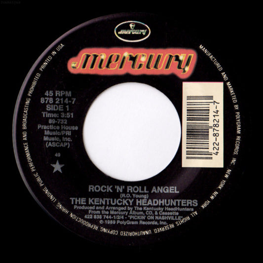 The Kentucky Headhunters : Rock 'N' Roll Angel (7")