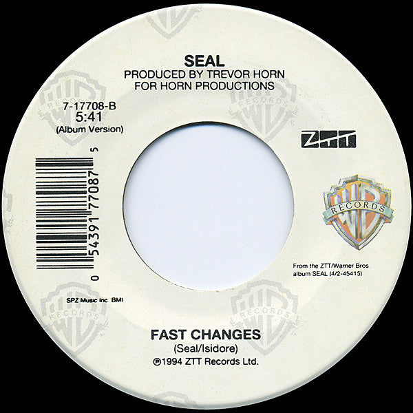 Seal : Don't Cry (7", Single)