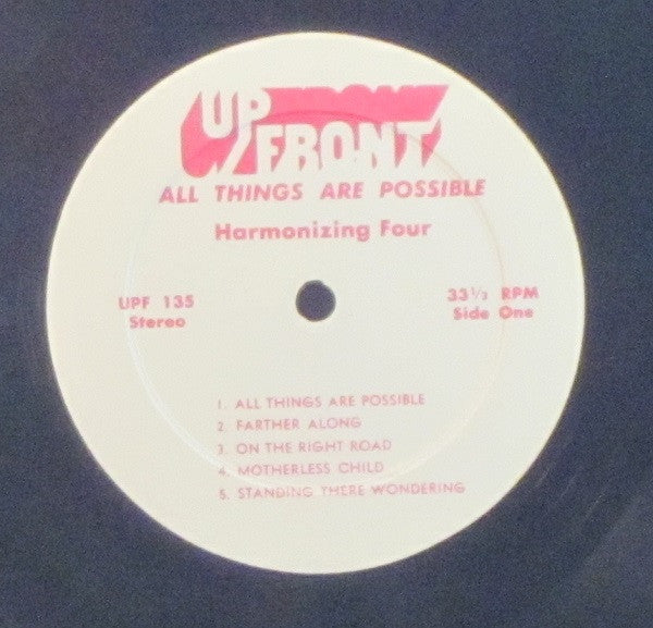 Harmonizing Four* : "All Things Are Possible" (LP, Comp)