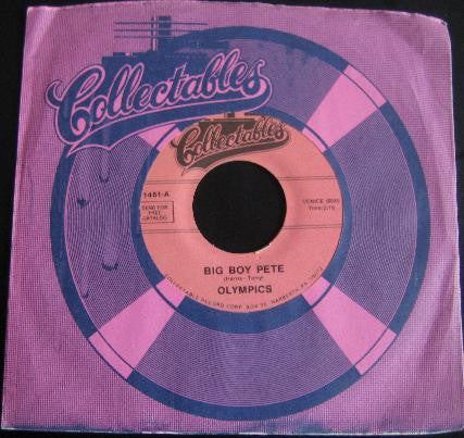 The Olympics : Big Boy Pete / Mine Exclusively (7", RE)