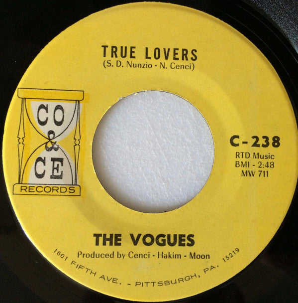 The Vogues : The Land Of Milk And Honey / True Lovers (7", Single)