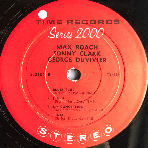 Max Roach, Sonny Clark, George Duvivier : Max Roach, Sonny Clark, George Duvivier (LP, Album)