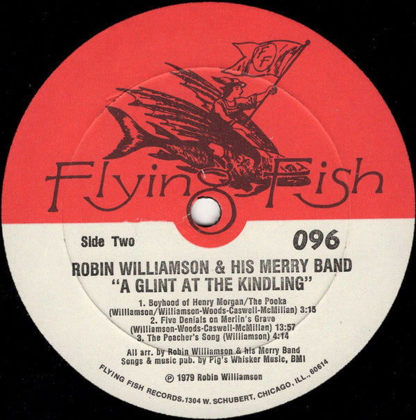 Robin Williamson & His Merry Band : A Glint At The Kindling (LP, Album)