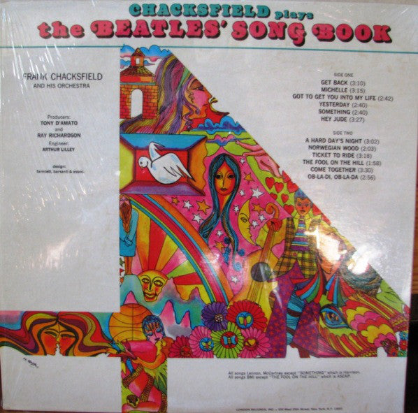 Frank Chacksfield & His Orchestra : Chacksfield Plays The Beatles' Song Book (LP, Album)
