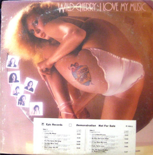 Wild Cherry : I Love My Music (LP, Album, Promo)