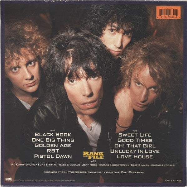 Rank & File : Rank And File (LP, Album)