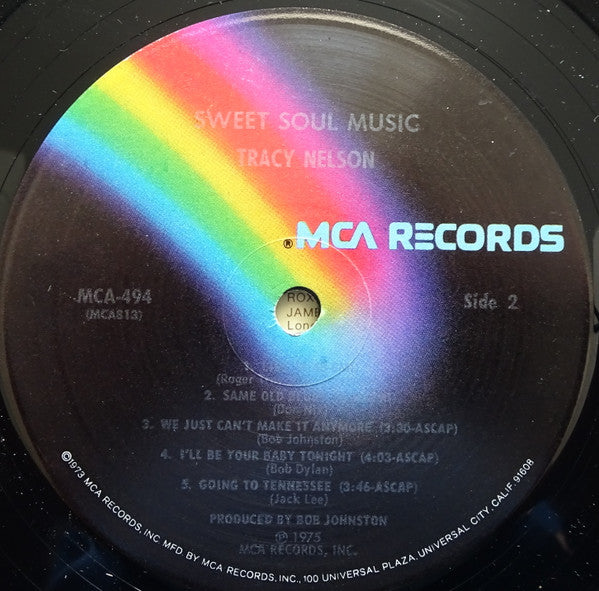 Tracy Nelson : Sweet Soul Music (LP, Album, Pin)