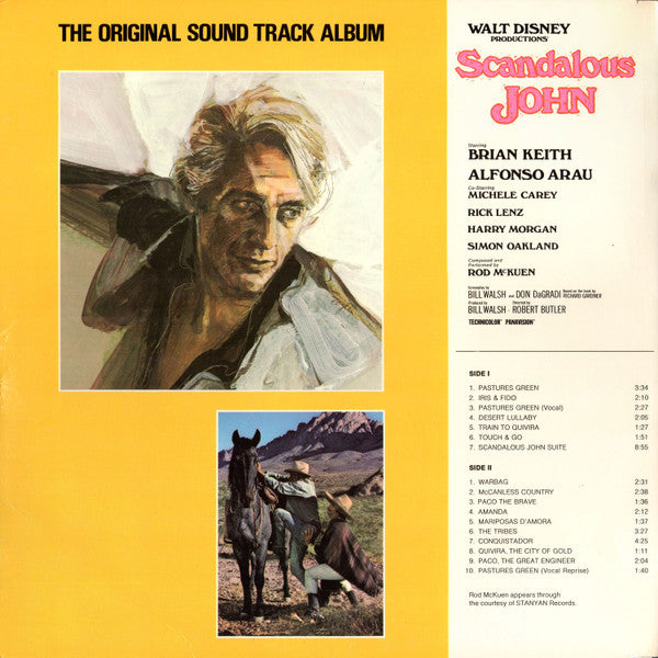 Rod McKuen : Scandalous John (The Original Sound Track Album) (LP, Album, Gat)