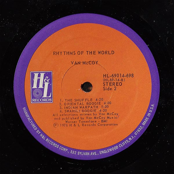 Van McCoy : Rhythms Of The World (LP, Album)