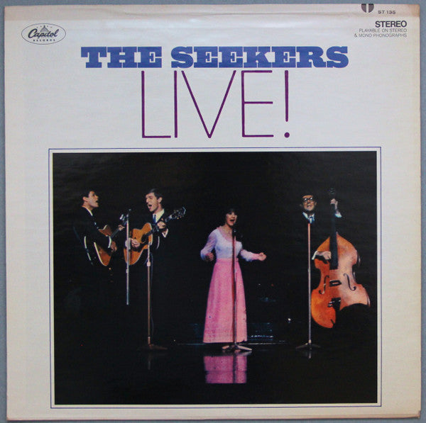The Seekers : Live! (LP, Album, Los)