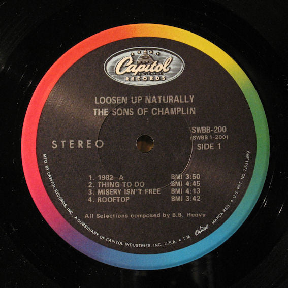 The Sons Of Champlin : Loosen Up Naturally (2xLP, Album, LA )