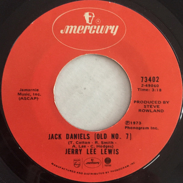 Jerry Lee Lewis : No Headstone On My Grave (7", Single)