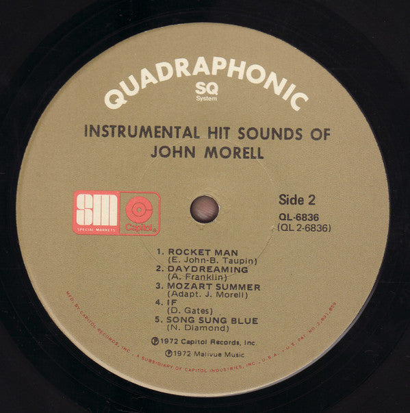 John Morell : Instrumental Hit Sounds Of John Morell (LP, Album, Quad, Ltd)