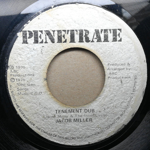 Jacob Miller : Tenement Yard (7")
