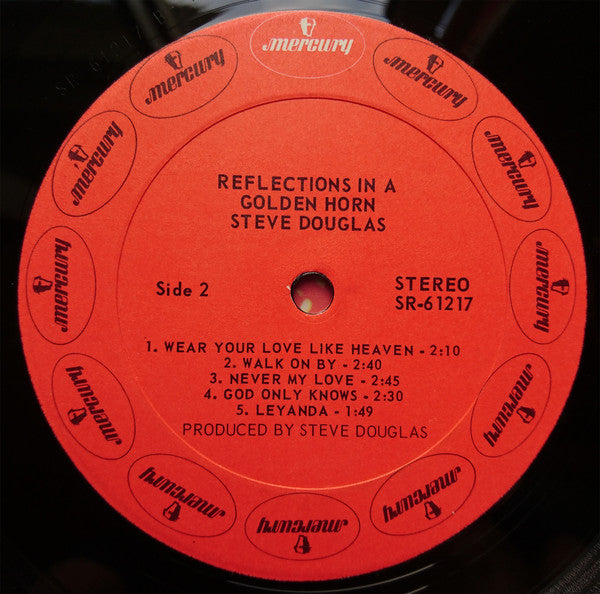 Steve Douglas : Reflections In A Golden Horn (LP, Album)