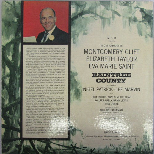 Johnny Green : Raintree County (An Original Soundtrack Recording) (2xLP)