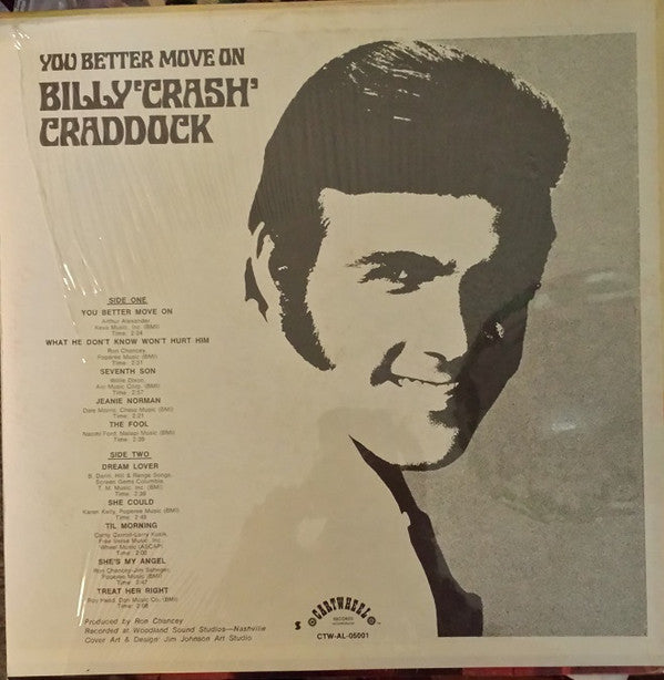Billy 'Crash' Craddock : You Better Move On (LP)