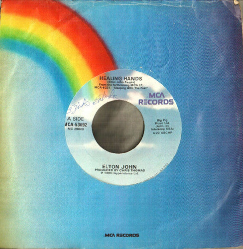 Elton John : Healing Hands (7")