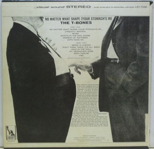 The T-Bones : No Matter What Shape (Your Stomach's In) (LP, Album)