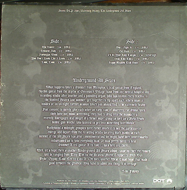 The Underground All-Stars : Extremely Heavy! (LP, Album)