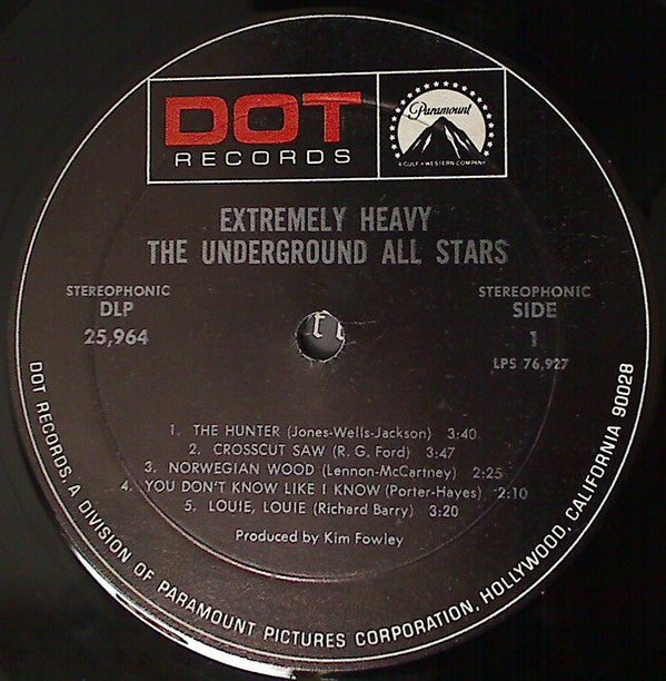 The Underground All-Stars : Extremely Heavy! (LP, Album)