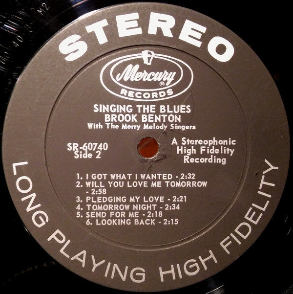 Brook Benton : Singing The Blues (LP, Album)