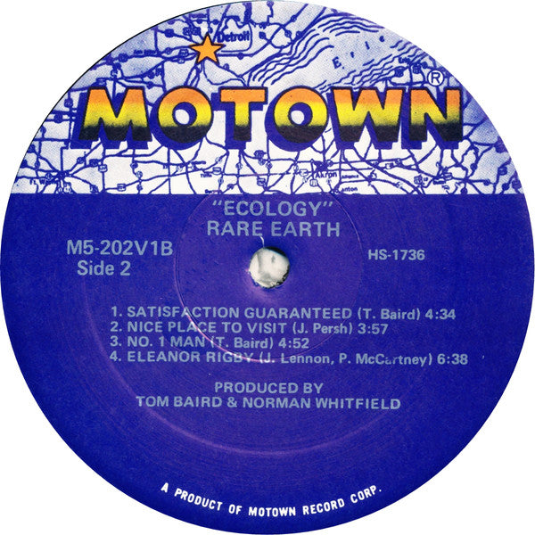 Rare Earth : Ecology (LP, Album, RE)