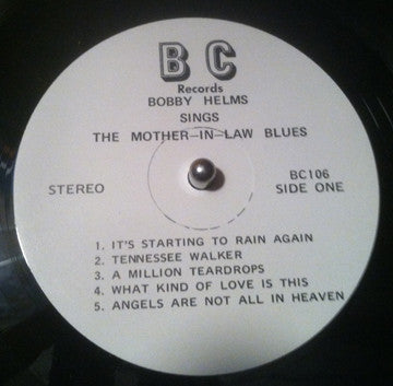 Bobby Helms : Sings The Mother-In-Law Blues (LP)