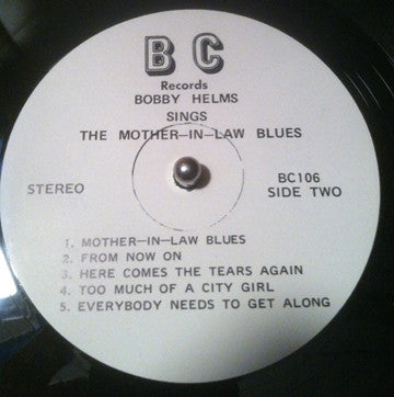 Bobby Helms : Sings The Mother-In-Law Blues (LP)